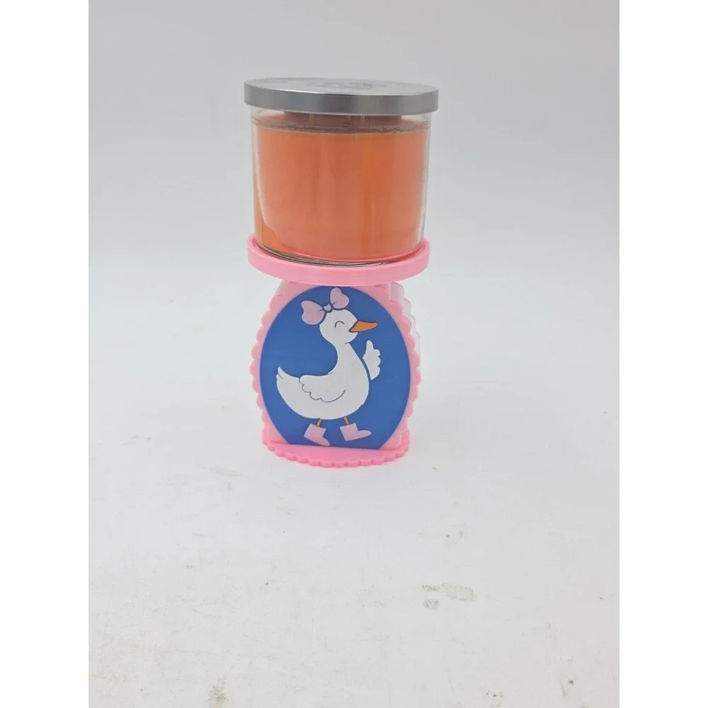Porch goose Candle Holder Fits bath and compat body works 3 wick candle 3D Print